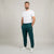 Sinsay Men's Petrol Drawstring Waist Sweatpants