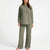 Max & Mia Women's Sage Green Fleece Hoodie