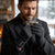 Calvin Klein Men's Dark Gray Double Wide Fisherman Ribbed Gloves