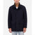 Cole Haan Men's Navy Fur Lined Full Zip Wool Plush Car Coat