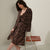 Sinsay Women's Brown & Black Leopard-Print Sleep Robe