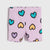 Sinsay Baby Girl's Purple Graphic Heart Elastic Waist Shorts