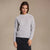 Sinsay Women's Grey Open-Knit Sweater