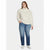 Eddie Bauer Women's Ivory Cable Fleece Pullover Sweater
