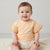 Sinsay Baby Girl's Peach Ruffled Short Sleeve T-Shist