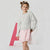 Sinsay Girl's Light Grey Sweatshirt Attached to Pink Dotted Tulle Dress