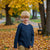 Sinsay Boy's Navy Ribbed Button Collar Blouse