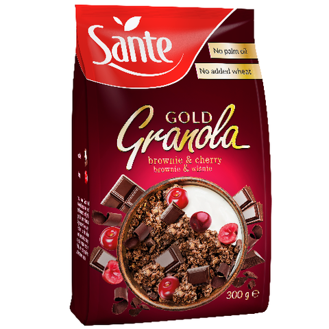 Sante Gold Granola Brownie & Cherry 300g