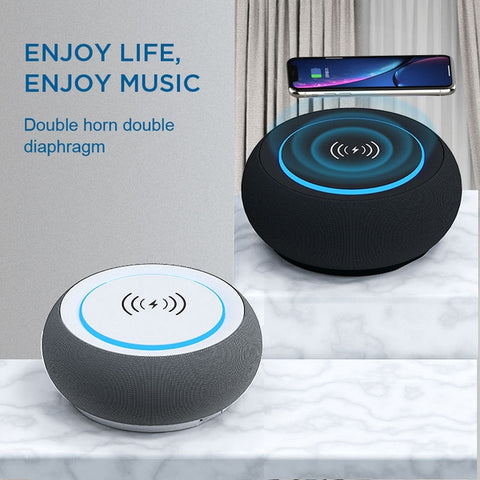 SD 2 in 1 Wireless Charger & Bluetooth Speaker WCBS