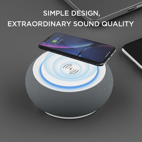 SD 2 in 1 Wireless Charger & Bluetooth Speaker WCBS