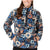 Hurley Women's Multicolor Snap Super Soft Plush Fleece Sweatshirt