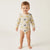Sinsay Boy's Off White All-Over Cartoon Print Bodysuit