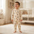 Sinsay Baby Boy's Cream Printed Long-Sleeves Overall