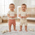 Sinsay Baby Boy's Cream & Peach Printed Pack Of 2 Legging Shorts