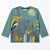 Zara Baby Boy's Green All Over Safari Animal Graphic Print Long Sleeve Blouse | Zara In Lebanon