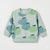 Zara Baby Boy's Light Blue All-Over Apple Graphic Print Sweatshirt | Zara In Lebanon
