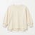 Zara Girl's Beige Plain Crew Neck Long Sleeve Blouse | Zara In Lebanon