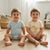 Sinsay Boy's Off White & Cream Dinosaur Graphic Pack Of 2 Bodysuits