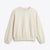Zara Girl's Off White Plain Crew Neck Elasticated Hem And Cuffs Long Sleeve Blouse | Zara In Lebanon