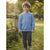 Sinsay Boy's Light Blue Crewneck Basic Sweatshirt