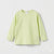 Zara Baby Girl's Light Green Plain Crew Neck Long Sleeve Blouse | Zara In Lebanon