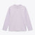 Zara Girl's Light Purple Plain Crew Neck Long Sleeve Blouse | Zara In Lebanon