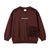 Zara Boy's Dark Plum "Escape Normality" Print Sweatshirt With Patch Pocket | Zara In Lebanon