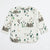 Zara Baby Boy's White "I Like Winter" All Over Graphic Print Long Sleeve Blouse | Zara In Lebanon