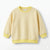 Zara Boy's Light Yellow Plain Crew Neck Sweatshirt | Zara In Lebanon