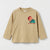 Zara Boy's Beige "Get Out There" Graphic Print Long Sleeve Blouse | Zara In Lebanon