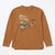 Zara Boy's Brown "Merry Christmas" Graphic Print Long Sleeve Blouse | Zara In Lebanon