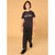 Sinsay Boy's Dark Grey Chest Print T-Shirt