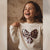 Sinsay Girl's White Sparkly Sequin Bow Blouse