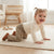 Sinsay Baby Girl's Beige All-Over Leopard Print Flared Pants