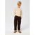 Sinsay Boy's Dark Brown Elastic Waistband Pants