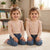 Sinsay Girl's Beige Floral Ribbed Pack Of 2 Blouses