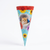 SD Multicolor Cute Cat With Flowers Motif School Cone - 15 cm | SD In Lebanon