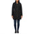 Tommy Hilfiger Women's Black Zip-Up Hooded Puffer Coat