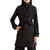 Calvin Klein Women's Black Petite Belted Ribbed-Collar Wrap Coat