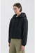 Hunter Women's Black Repellent Hooded Crop Puffer Jacket