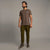 Sinsay Men's Dark Olive Cargo Jogger