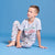 Sinsay Boy's Light Grey All Over Printed Short-Sleeves Pajama Set