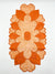SD Orange Floral Table Runner, 80x40cm | SD In Lebanon