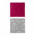 SD Pink & Grey Set Of 2 Geometric Print 50x50 Pillow Case | SD In Lebanon