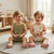 Sinsay Boy's Olive Green & Beige Palm Tree Pack Of 2 Romper