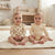 Sinsay Baby Girl's Cream Heart Print Long-Sleeves Pack Of 2 Bodysuit