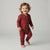 Sinsay Boy's Red & Black Plaid Chest Pocket Overalls