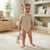 Sinsay Girl's Beige Floral Printed Bodysuit