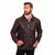 Perry Ellis Men's Brown Leather Classic Genuine Jacket