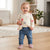 Sinsay Girl's Cream All Over Heart Print Ruffled Blouse